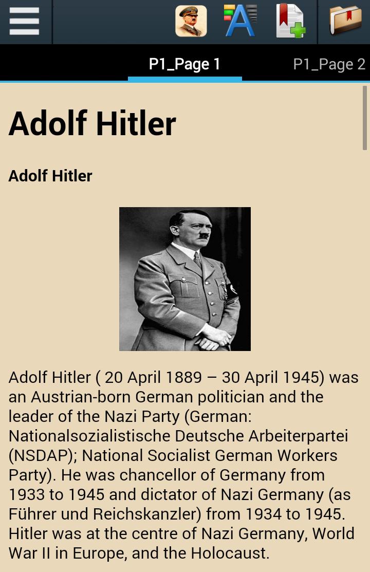 Biography of Adolf Hitler