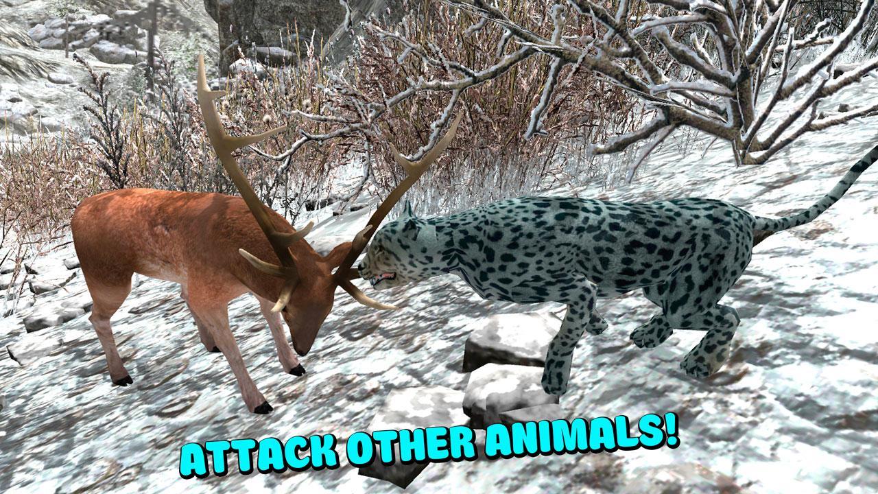 Wild Snow Leopard Simulator 3D