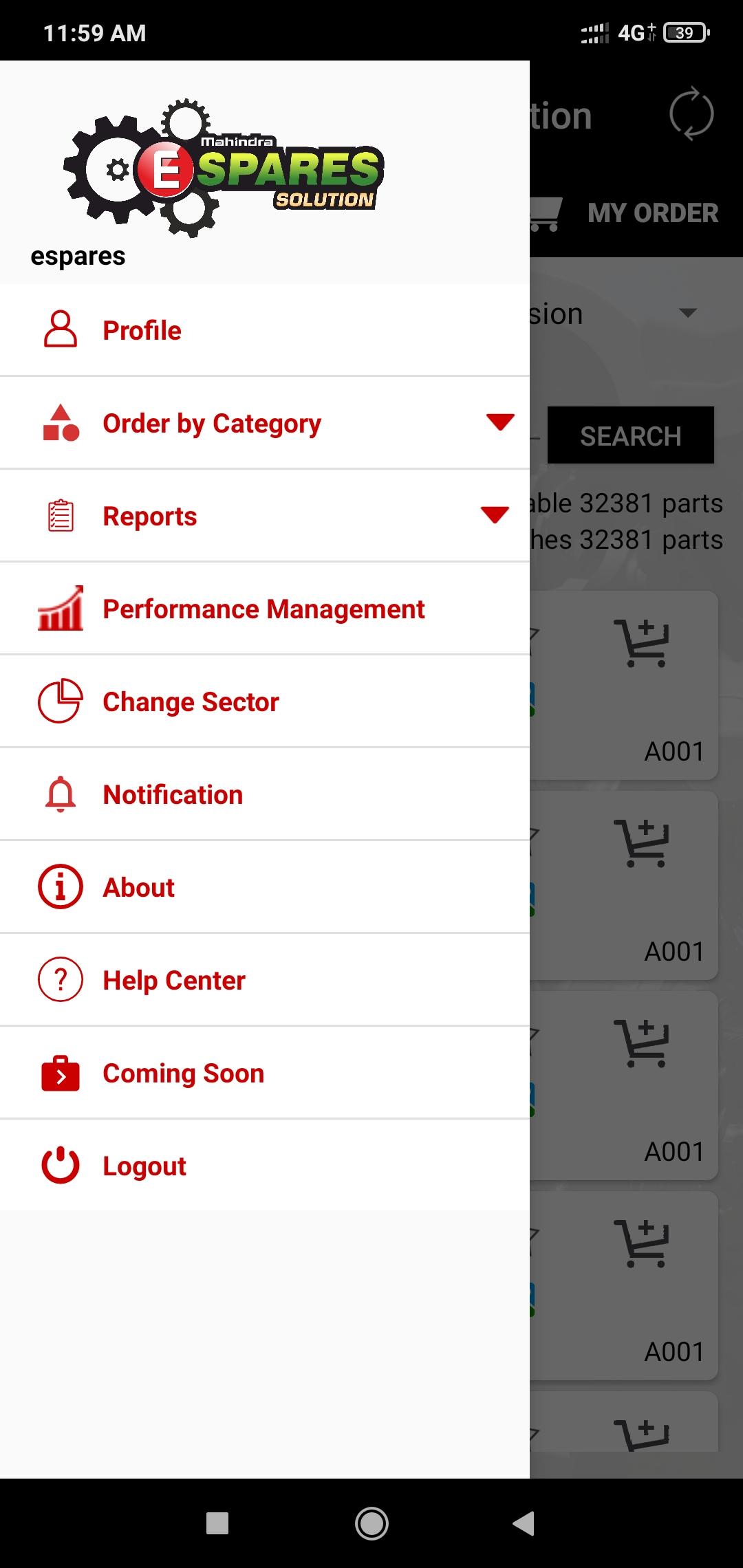 Mahindra eSpares Solution