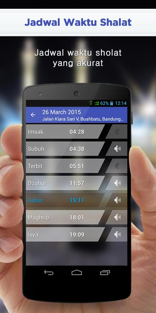 Waktu Sholat & Kiblat + Adzan