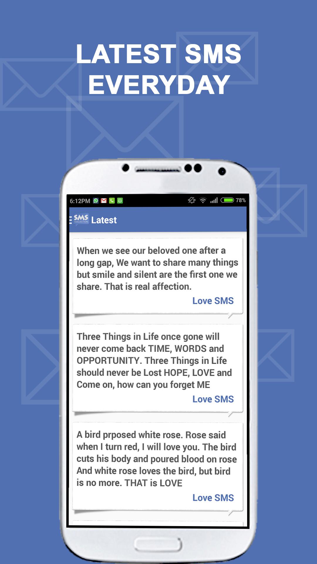100000 SMS Collection & Status
