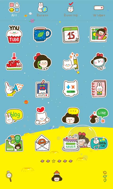 Varietysum LINE Launcher theme