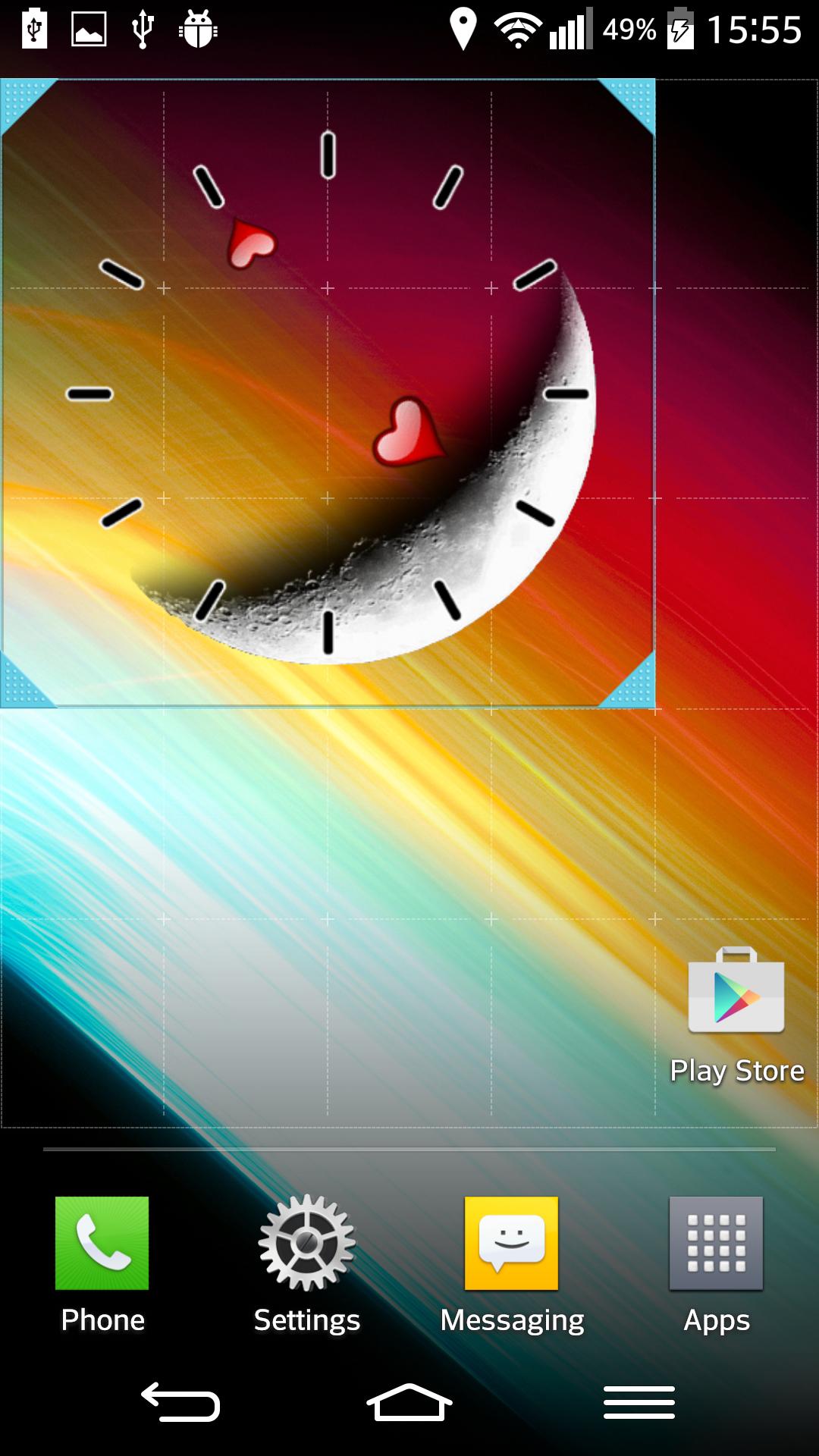 Transparent Analog Clock