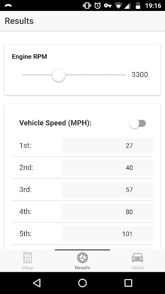 GearBuddy RPM-MPH Calculator