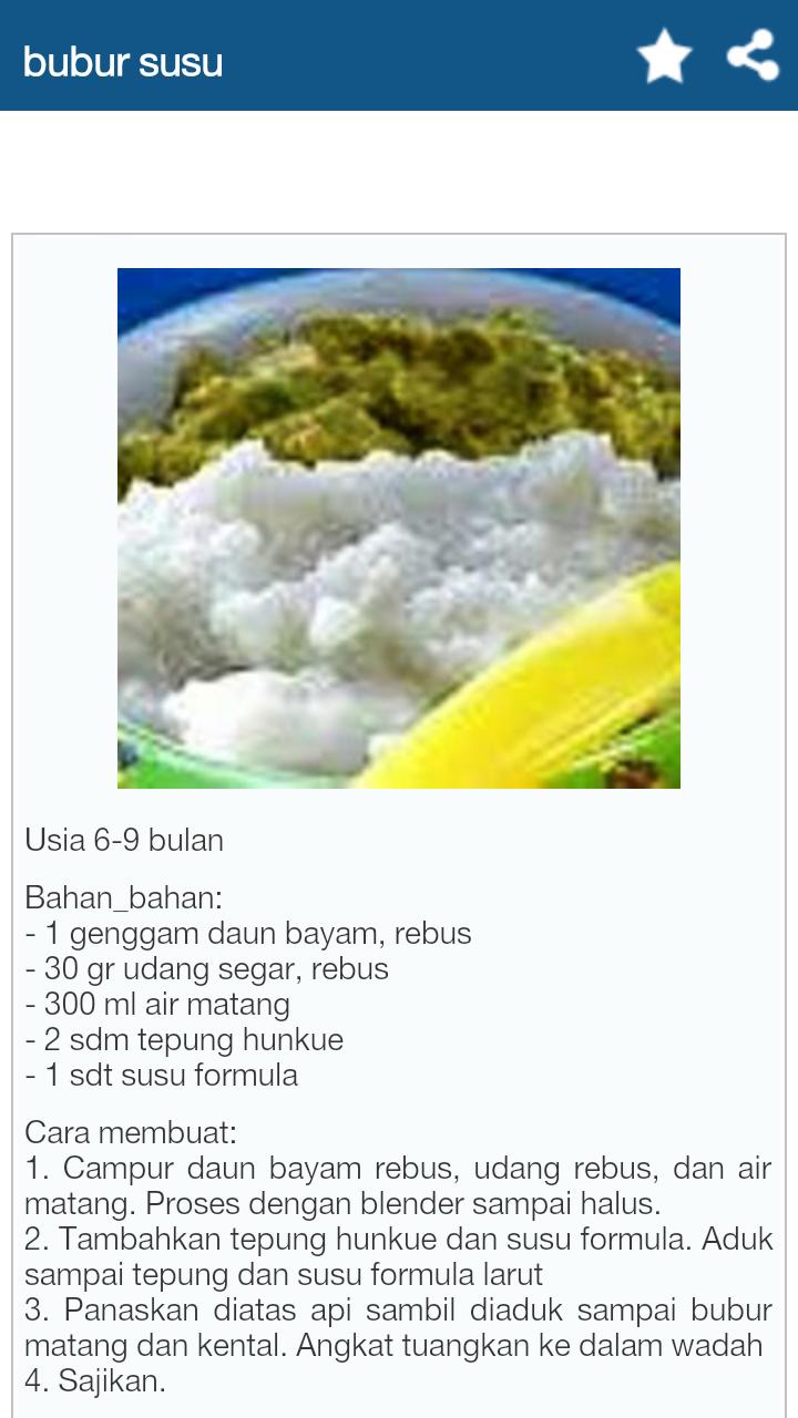 Resep Makanan Untuk Balita