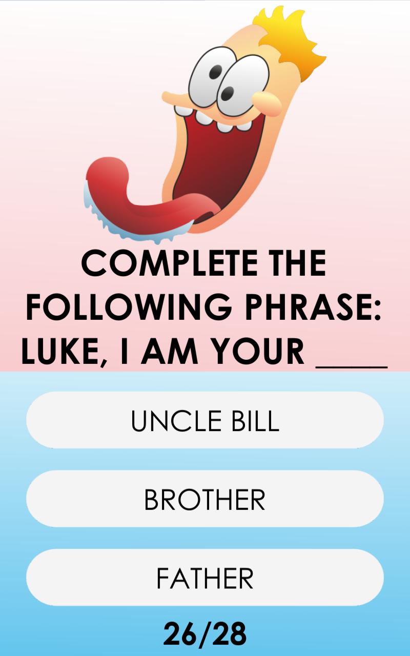 Stupid test: moron test, idiot