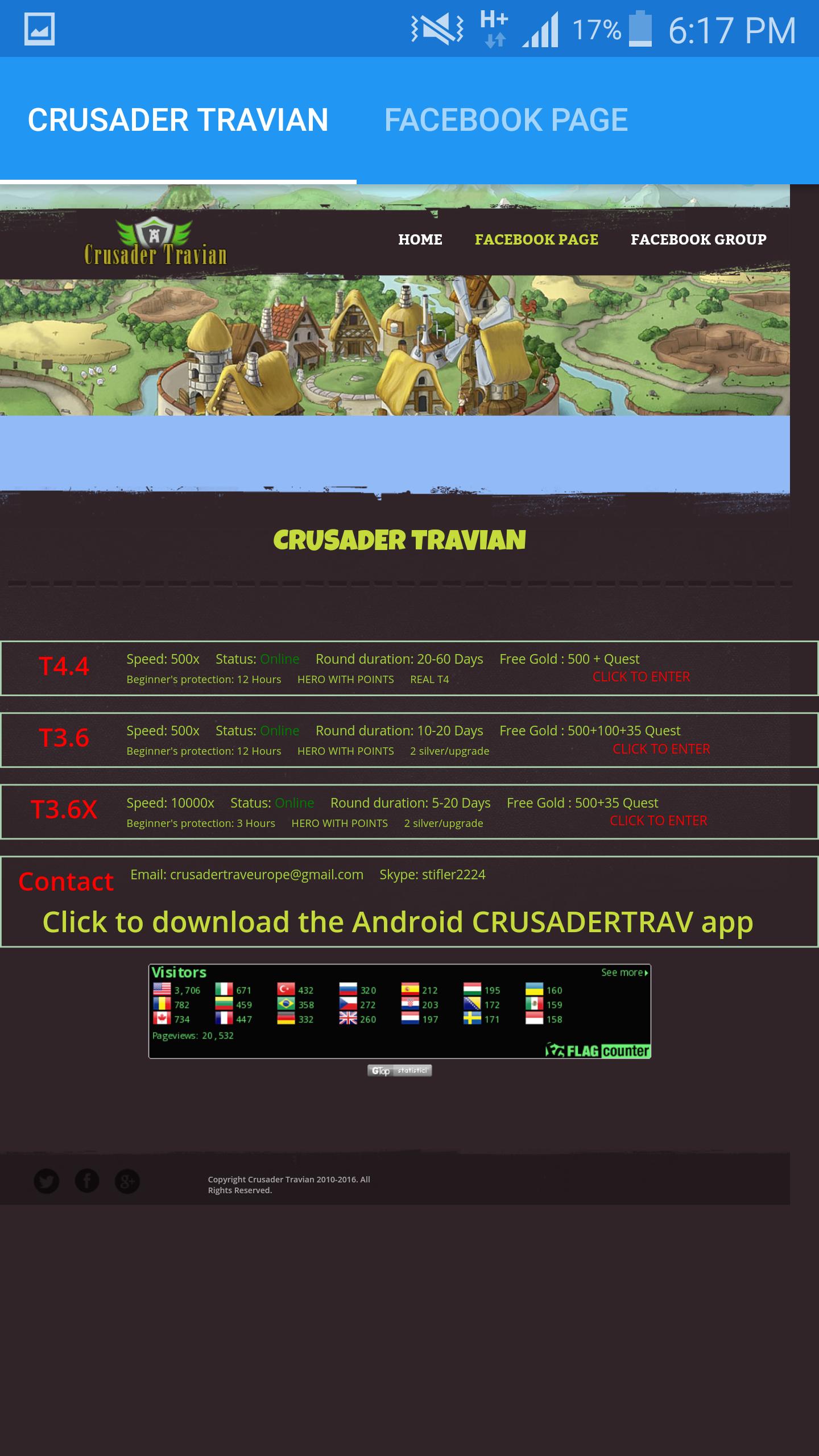 Crusader Travian T3.T4