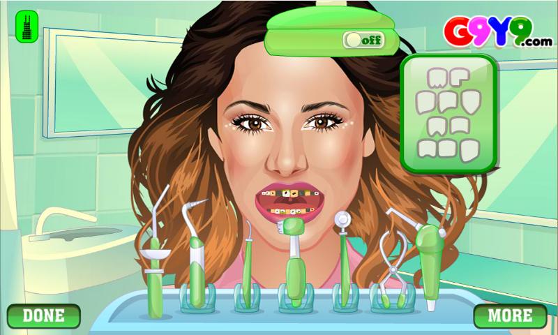 girl dentist surgery