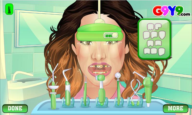 girl dentist surgery