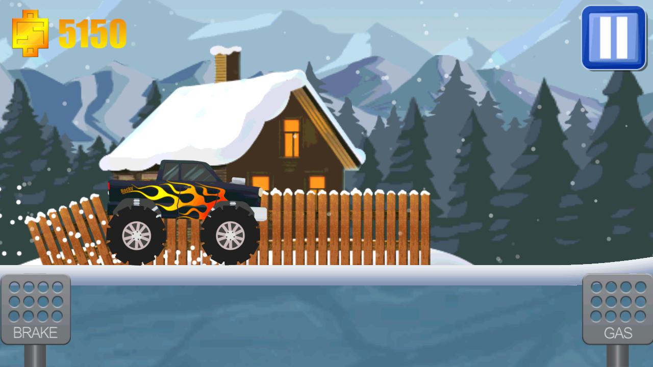 Kids car: Snow racing
