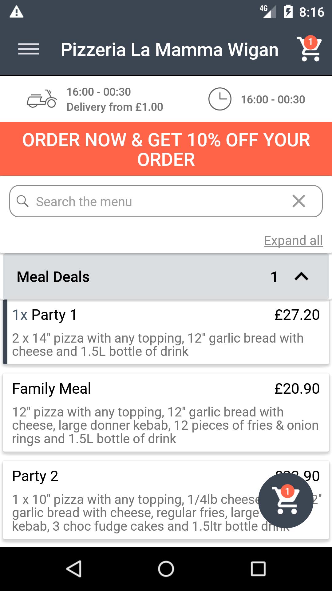 Pizzeria La Mamma Wigan