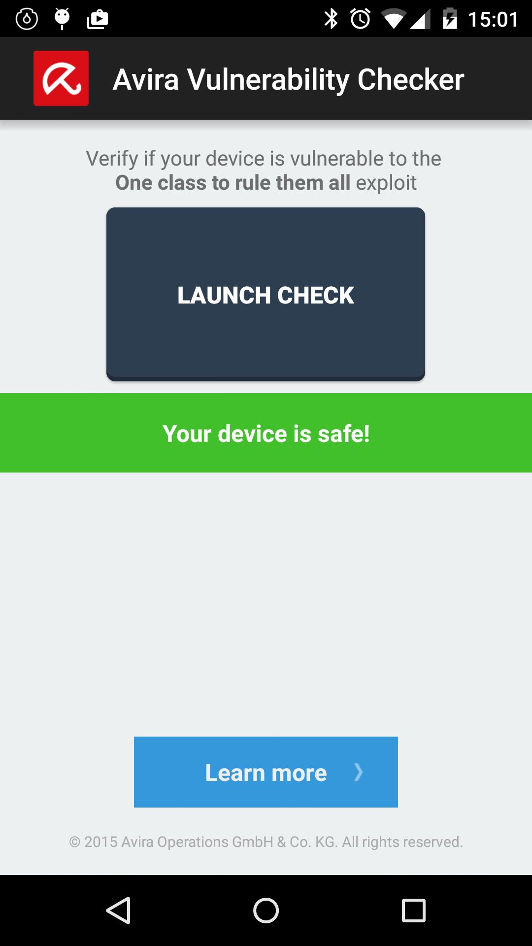 Avira Vulnerability Checker