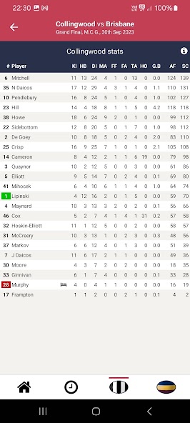 AFL - Footyinfo Live Scores