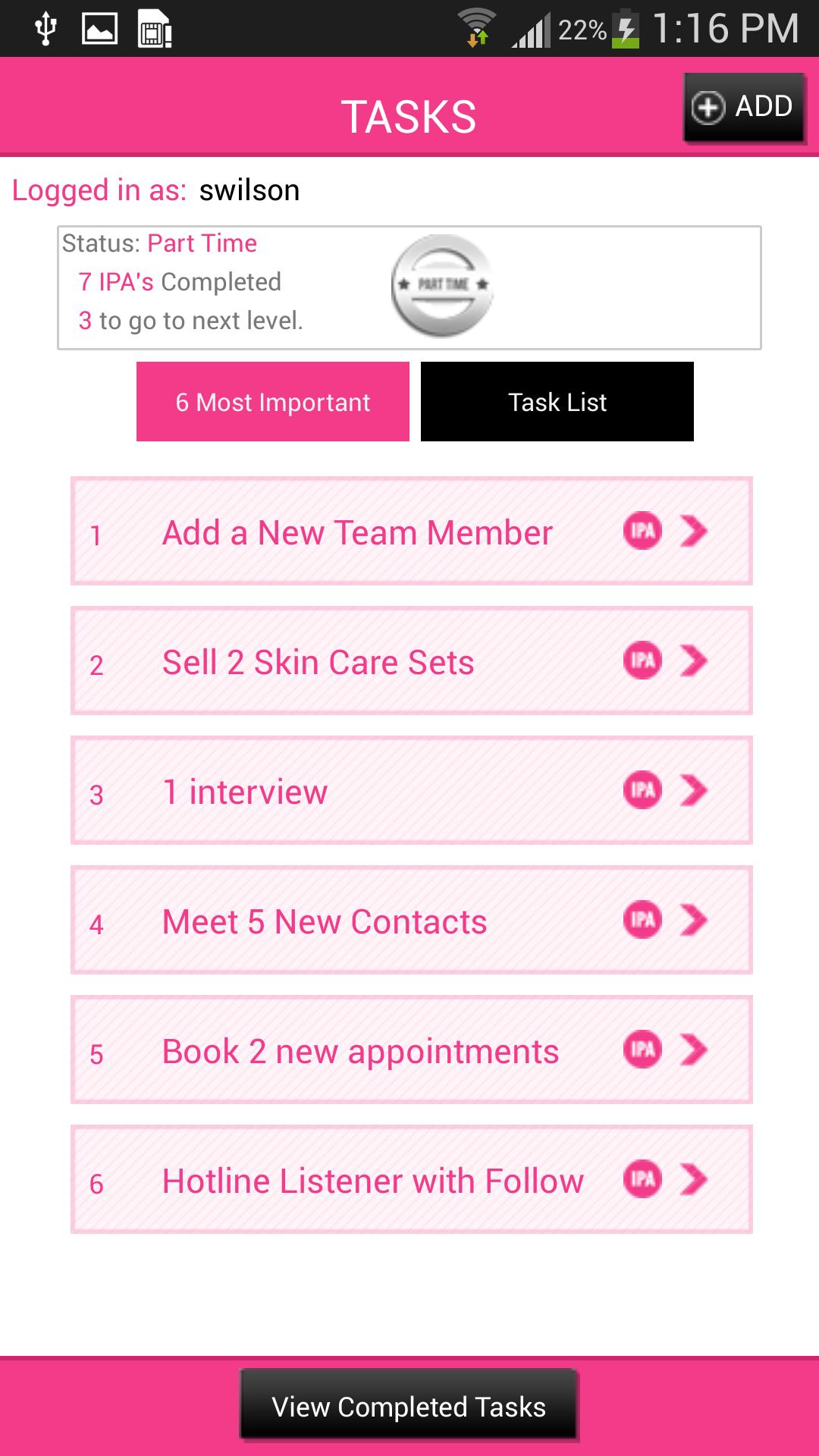Pink Task