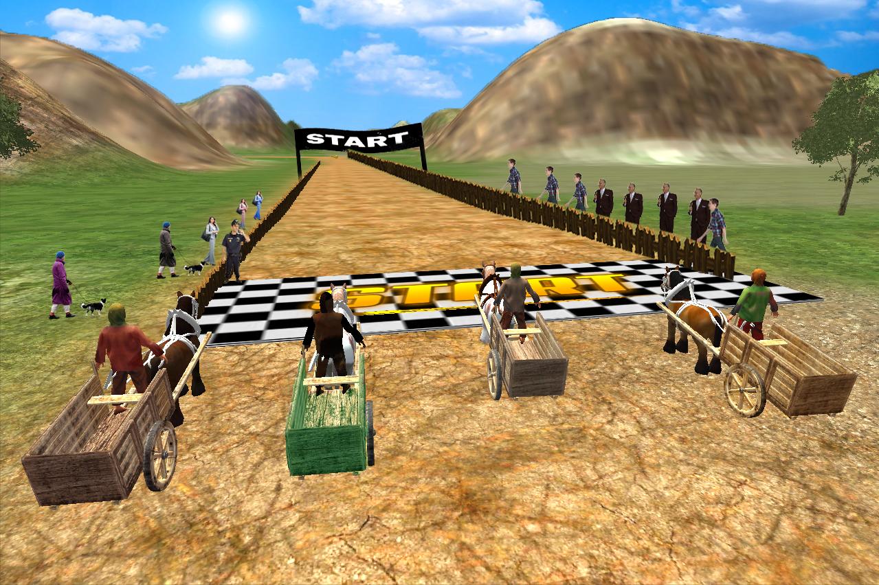 Horse Cart Racing Simulator 3D