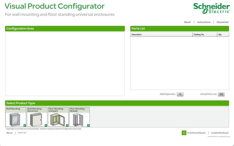 Enclosures Visual Configurator