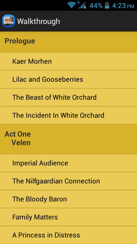 Guide for The Witcher 3