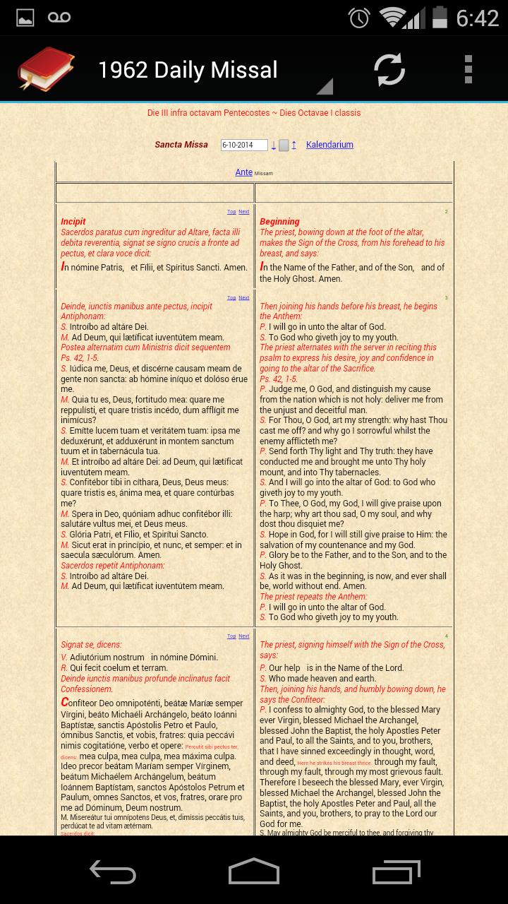 1962 Missal and Breviary