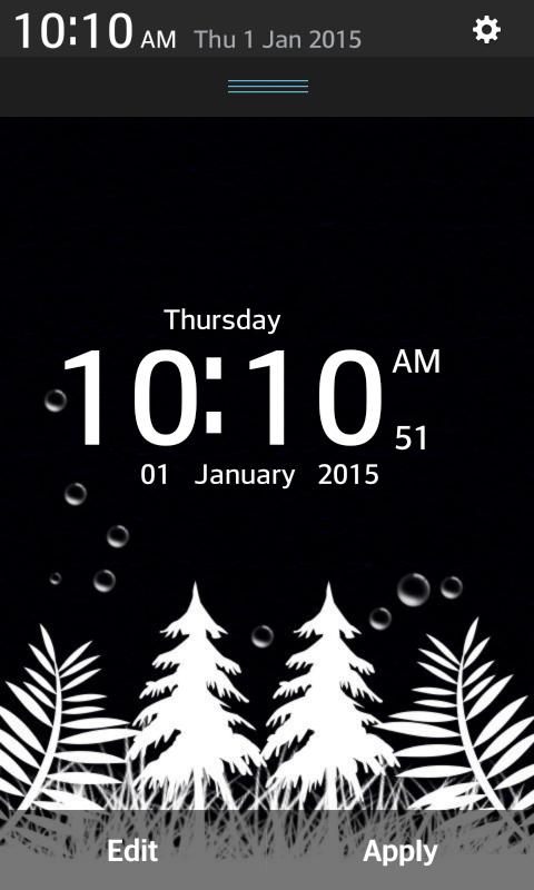 Photo Digital Clock Wallpaper