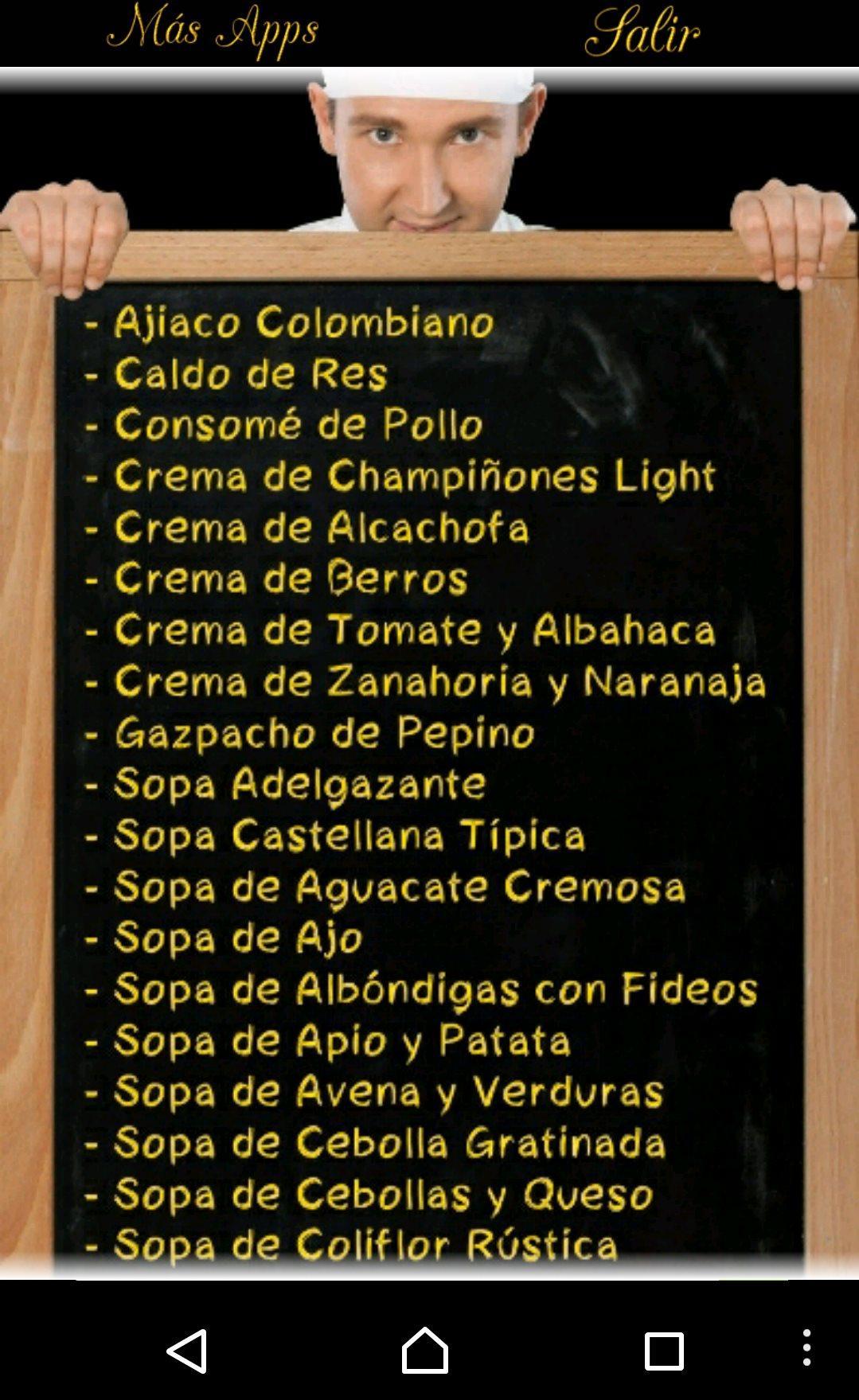 Recetas de Sopas