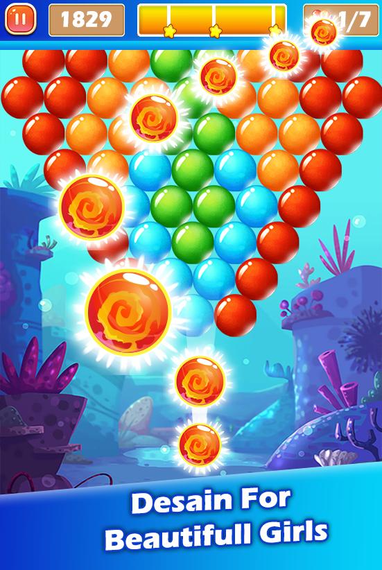 Bubble shooter titan