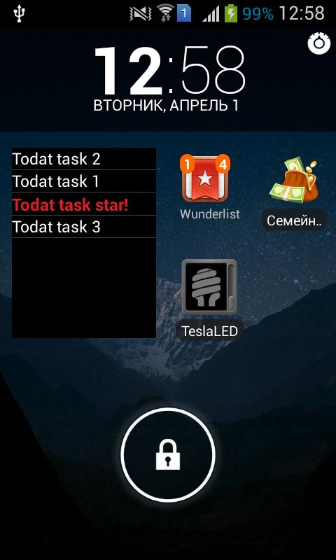[root] Wunderlist Mini Widget