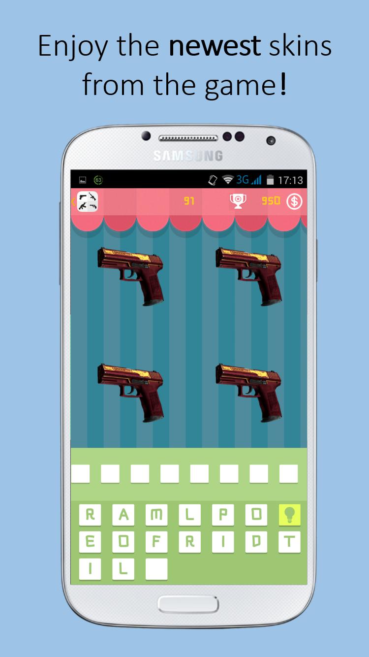4 Pics 1 Skin - CS:GO app