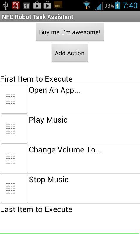 NFC Robot Task Assistant