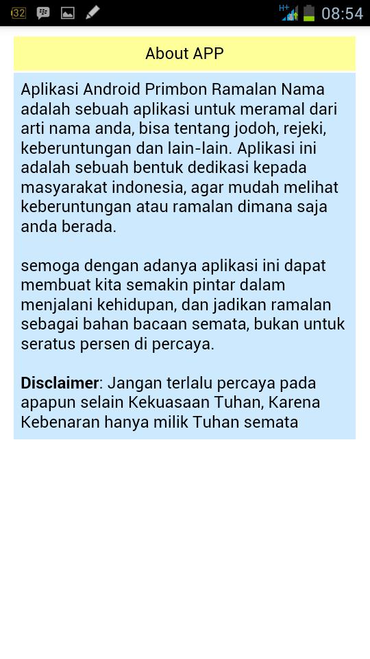 Primbon Ramalan Nama