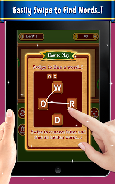 Word Cross Connect Puzzle Game
