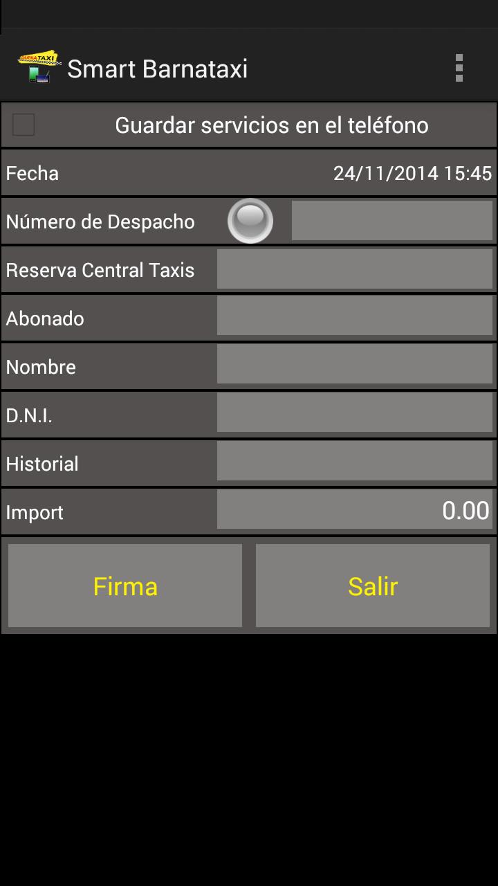Central de Reservas - Recibos
