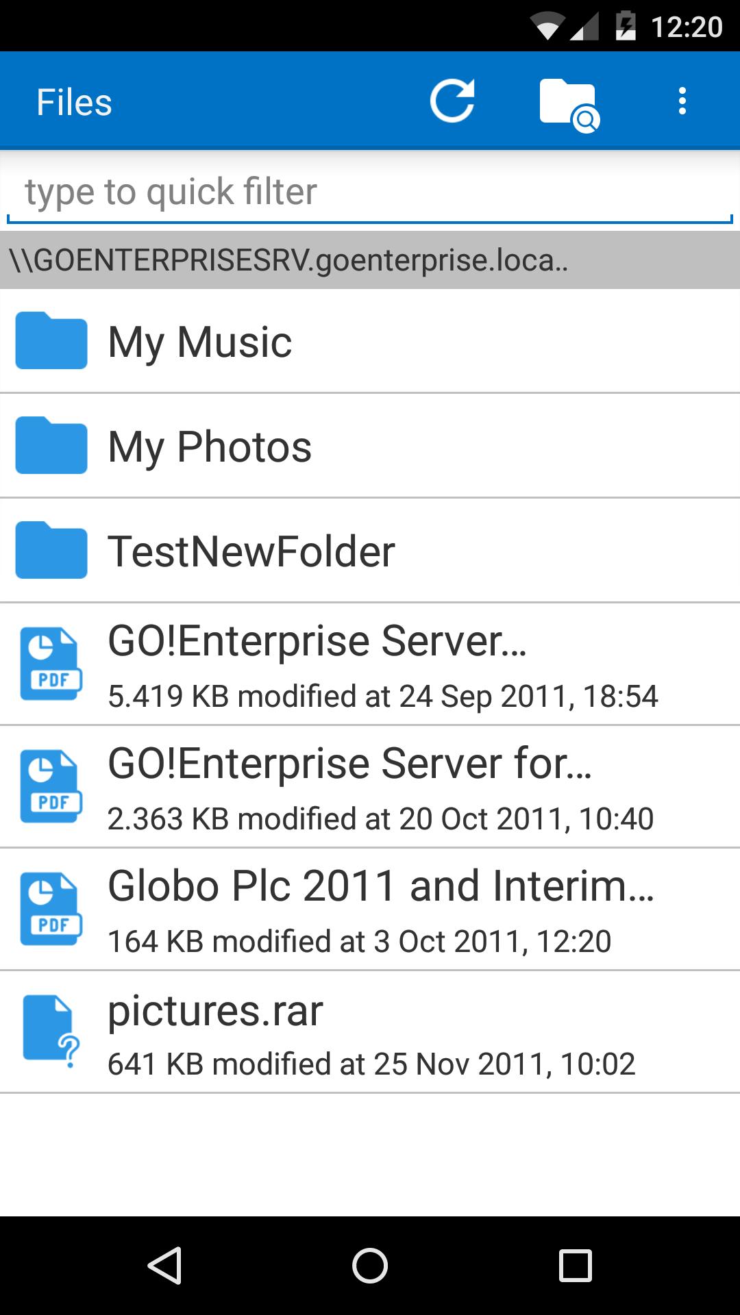 GO!Enterprise Workspace