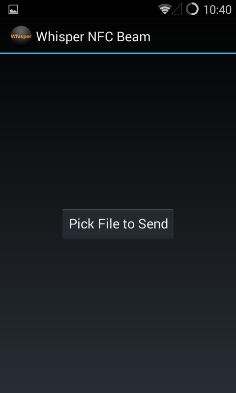 Whisper NFC Beam