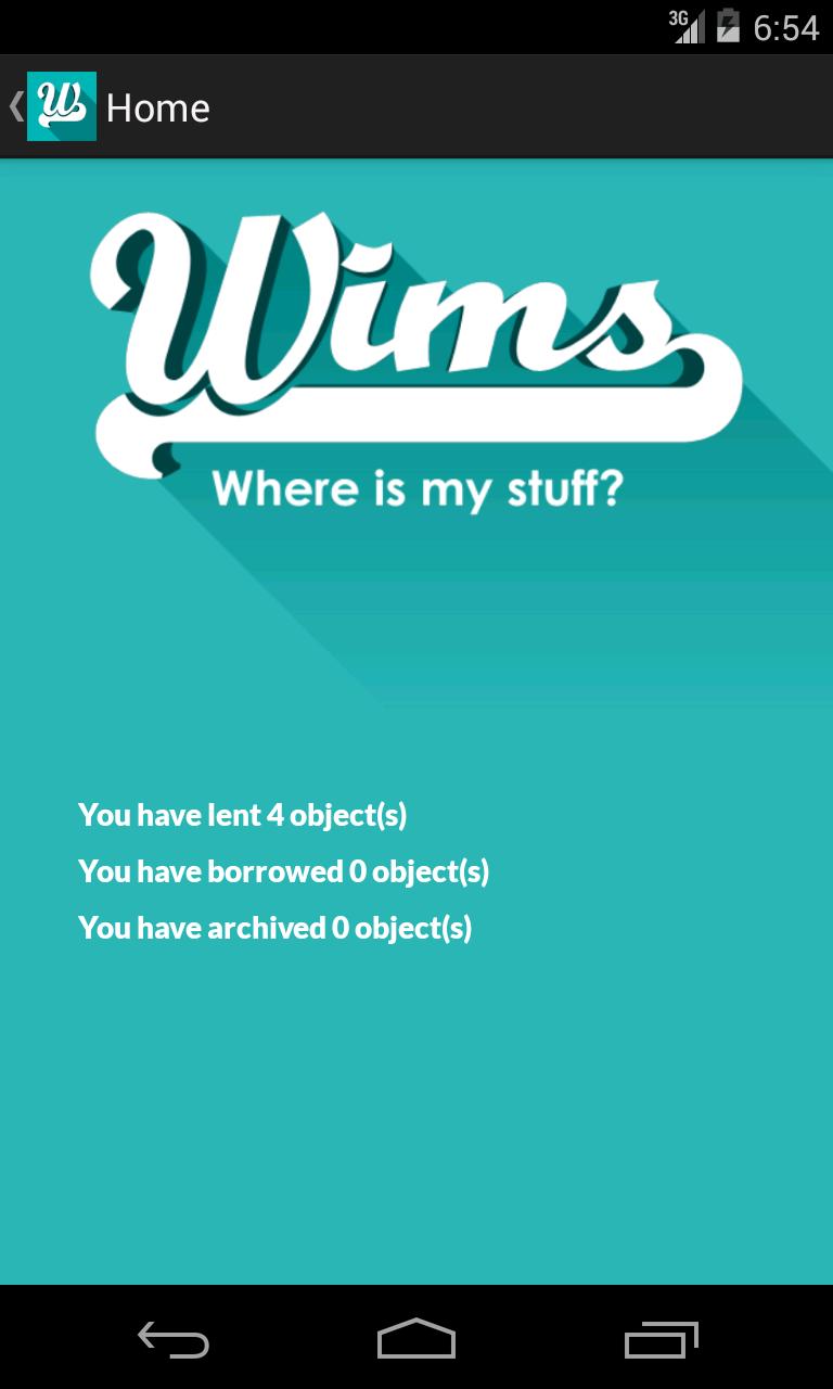 Where is my stuff lend borrow