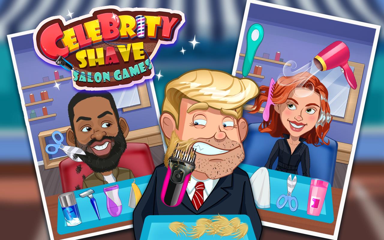 Celebrity Shave - Salon Games