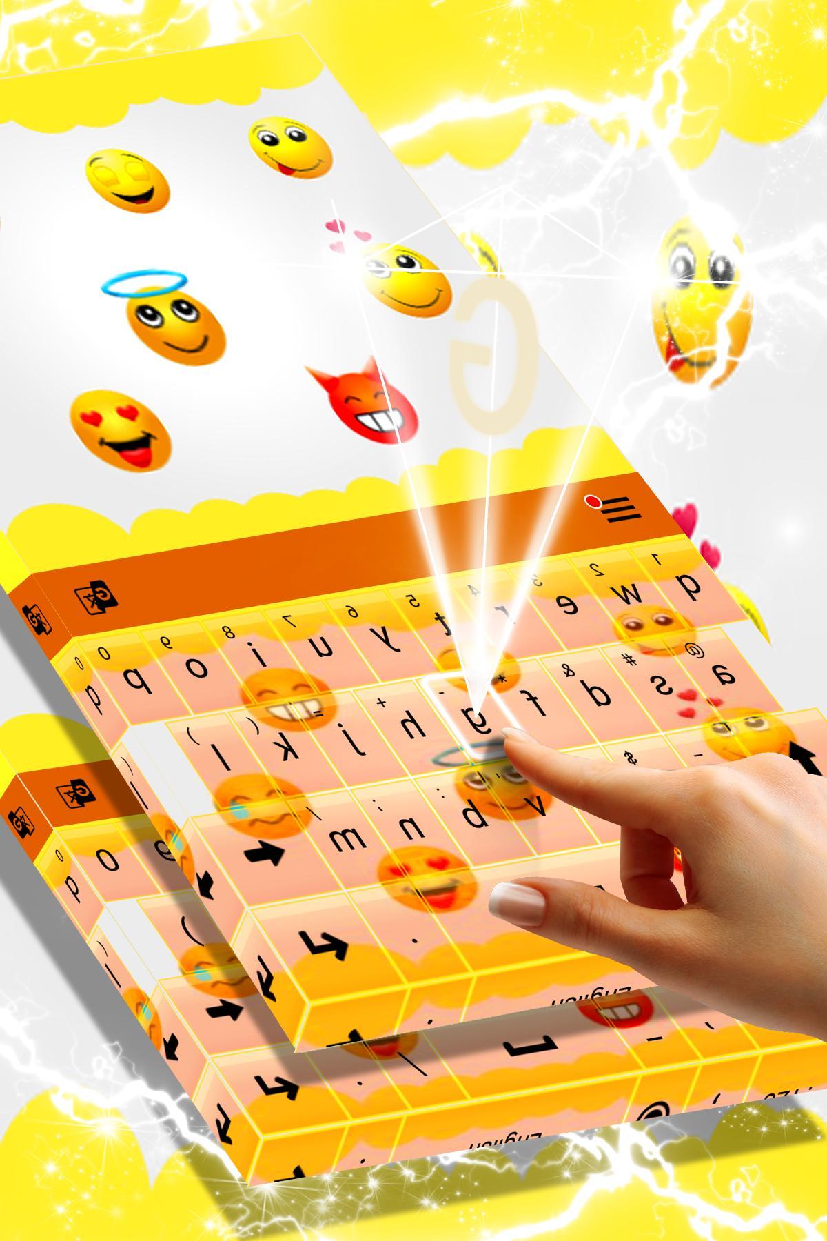 Keyboard Theme with Emojis