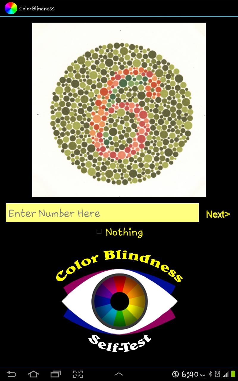 Color Blindness Self-Test