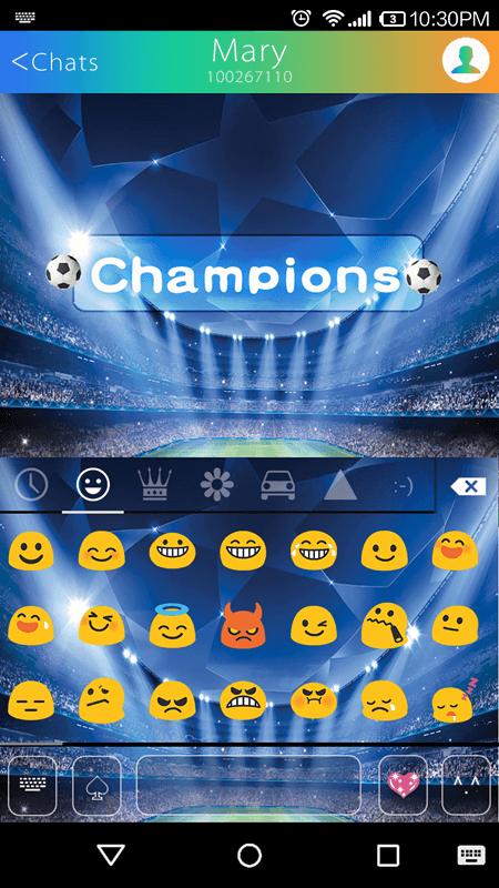 Soccer Champion Keyboard Theme