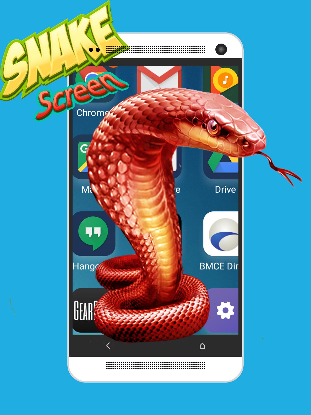 Snake Screen In Phone Prank