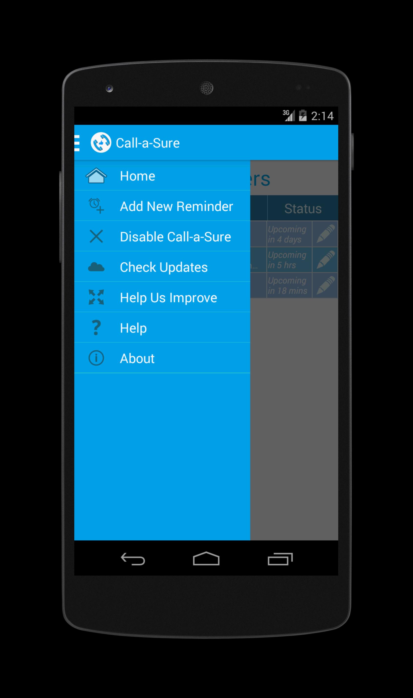 Call-a-Sure: Call Reminders