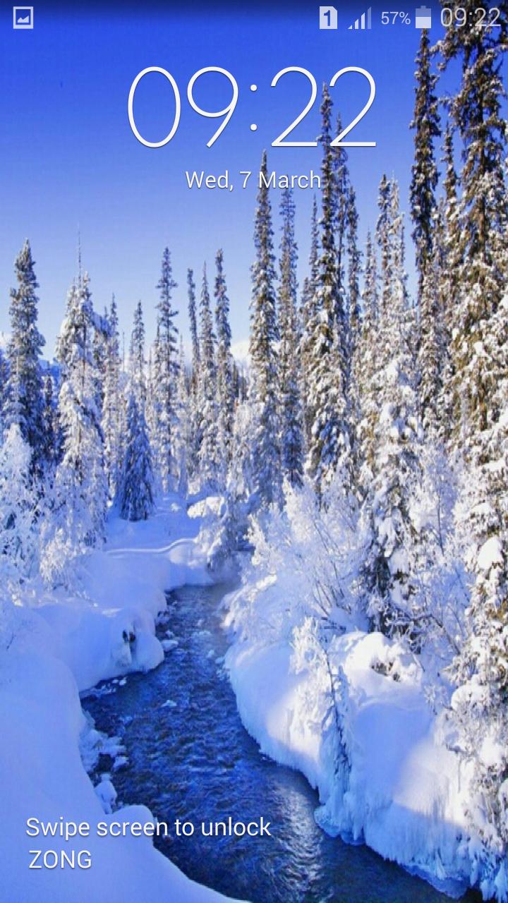 Snow Fall Theme wallpaper