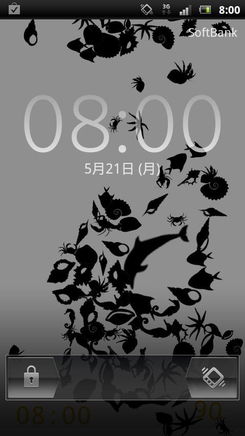 Polka dot clock -TOKITAMA-Sea