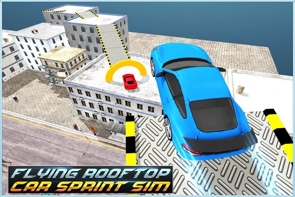 Flying Rooftop Car Sprint Sim
