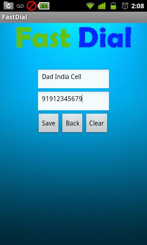 Fast Dial -  Reliance India