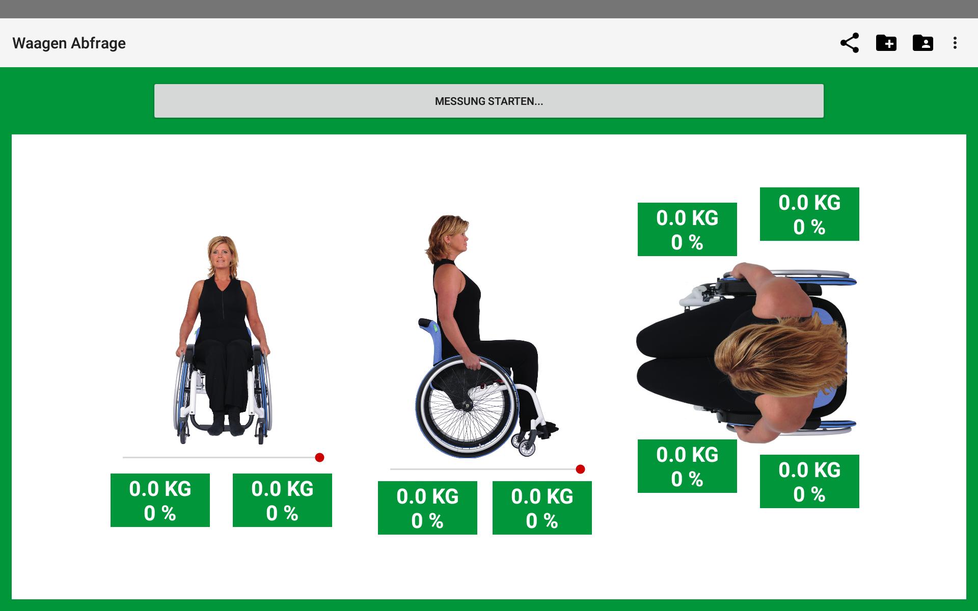 Rollstuhl Waagenterminal