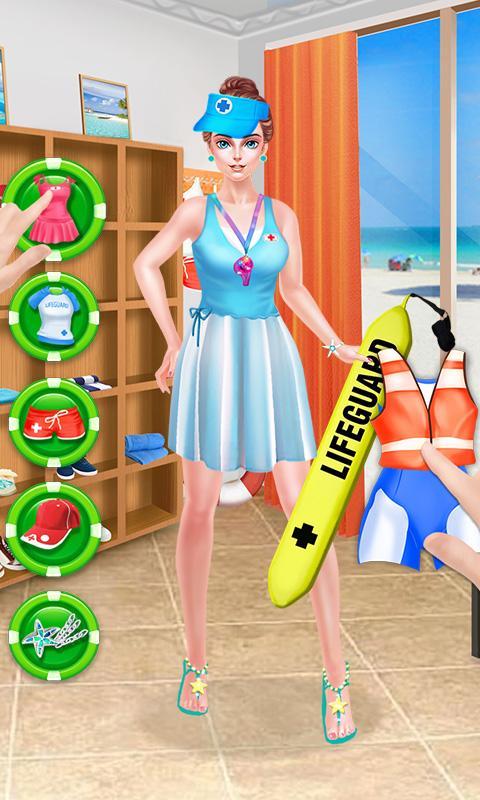 Beach Girls - Lifeguard Salon