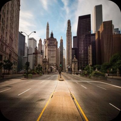 Street Panorama View