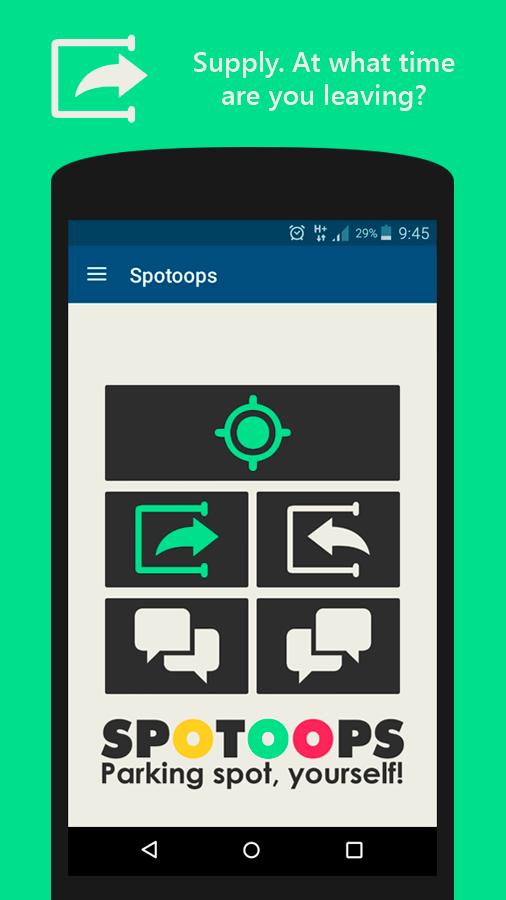 Parking spot without doubt