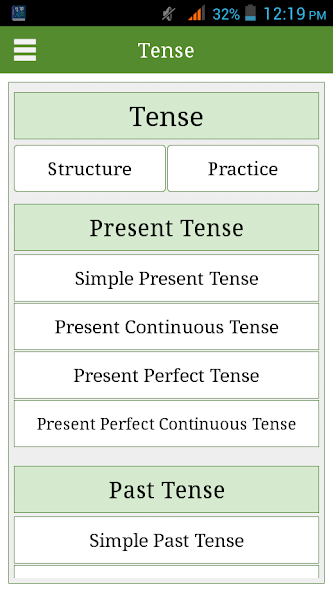 English Tenses with SEP