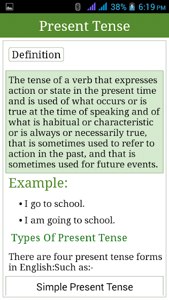 English Tenses with SEP